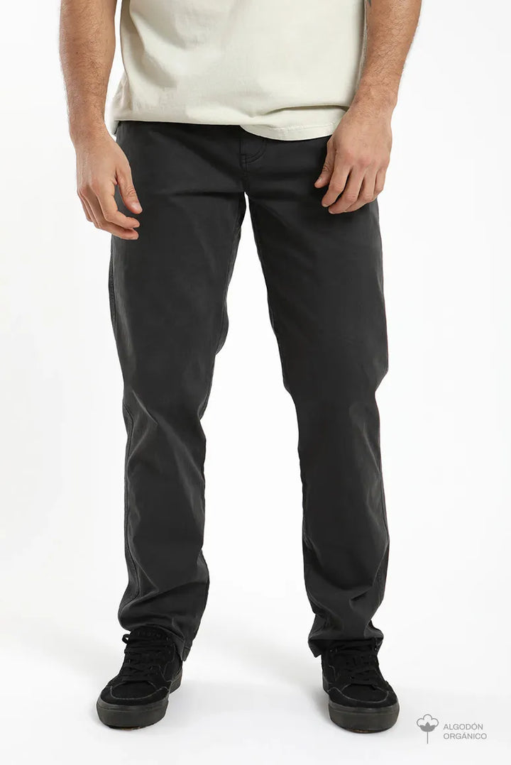 Pantalón hombre Shaper grafito - Algodón orgánico