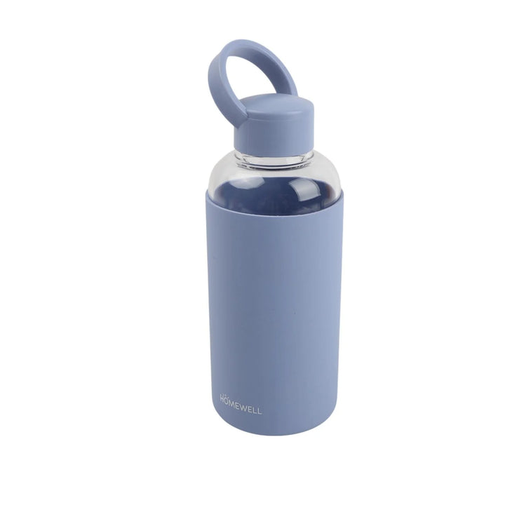 BOTELLA DE VIDRIO SILICONA 600ML 21*7.5CM