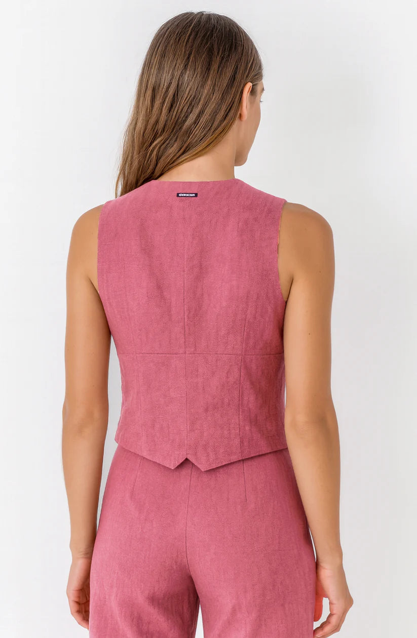 Vest Cruzado Pink