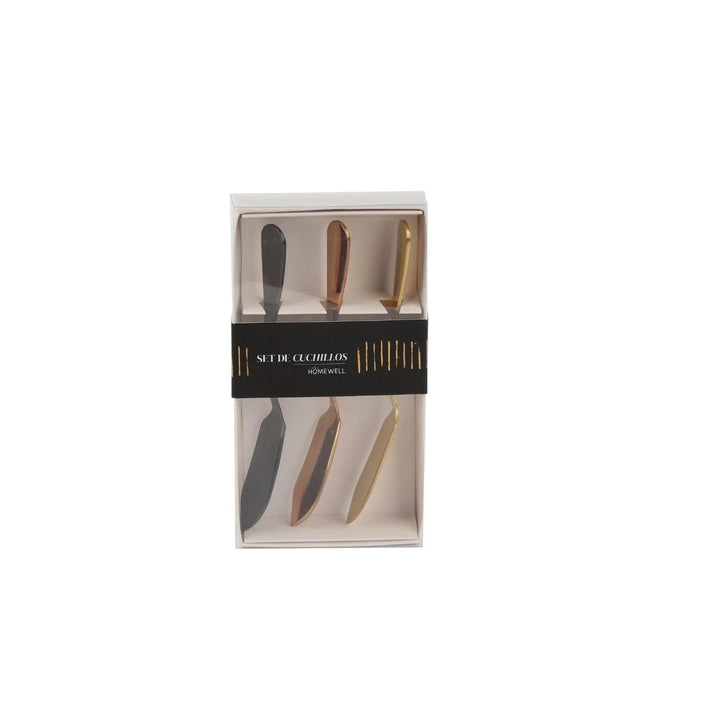 Set 3 Cuchillos Metal