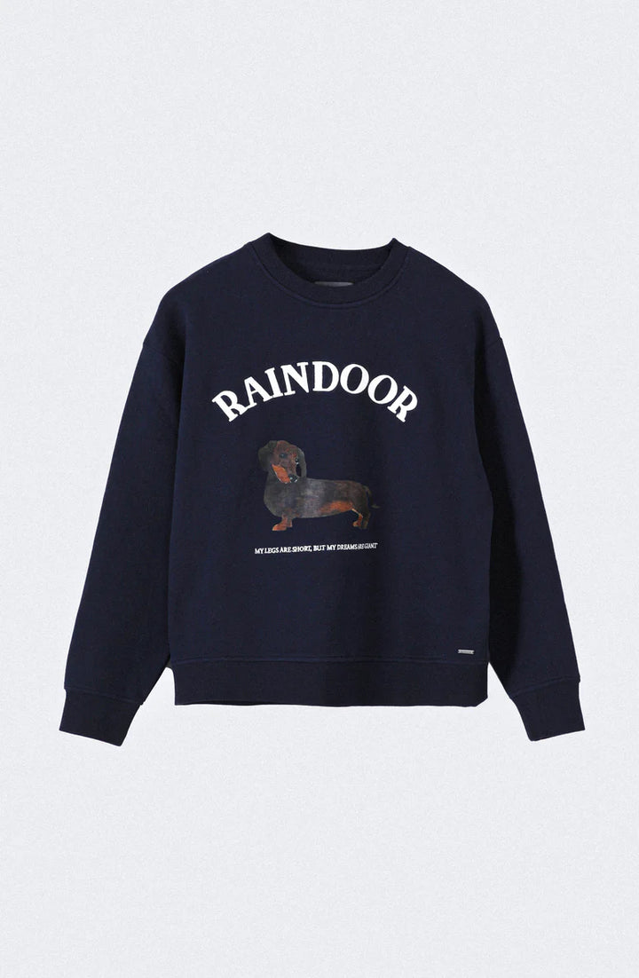 POLERON CREW NECK ESTAMPADO NAVY
