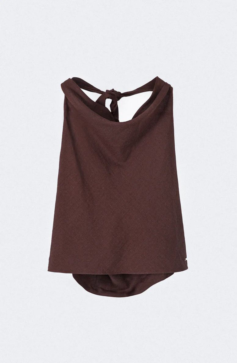 Top Halter Brown