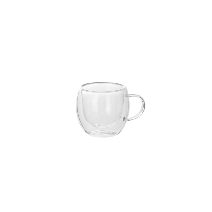 Set 2 Tazas Vidrio Doble Pared 70ml 6x6.5cm