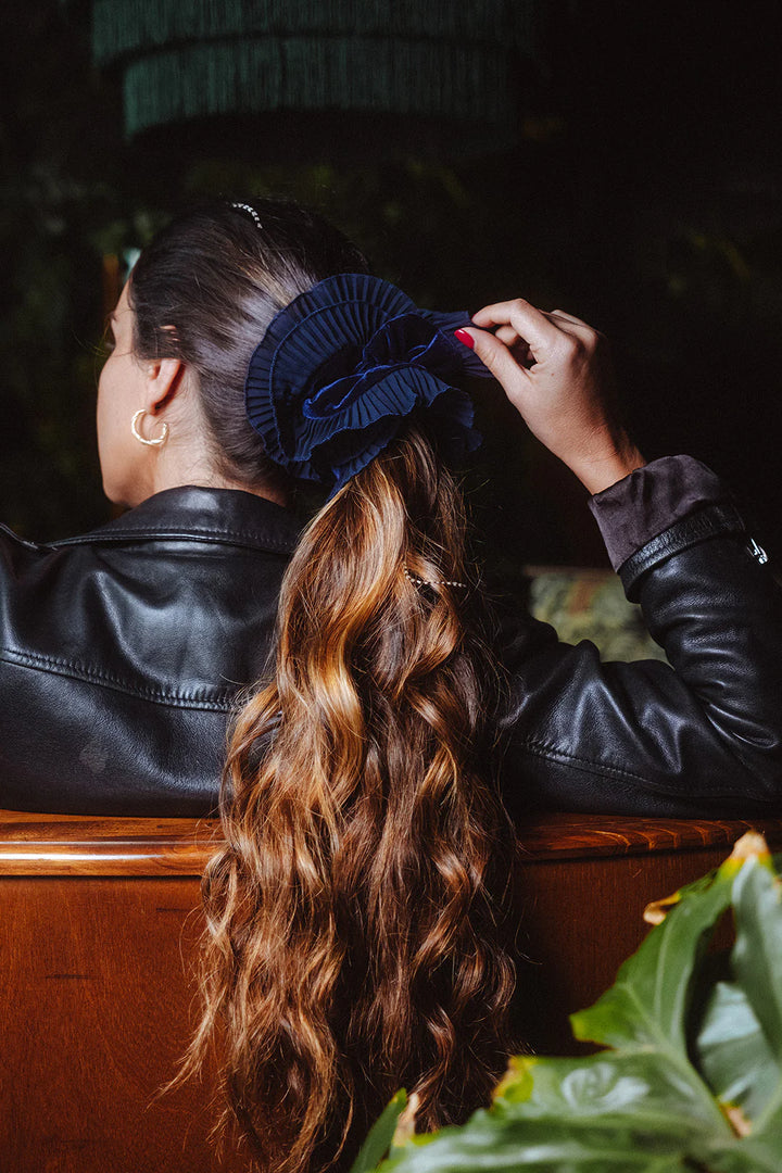 BAMBA SAVAGE NAVY VELVET