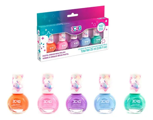 Pastel Dreams Nail Polish 5-Pack