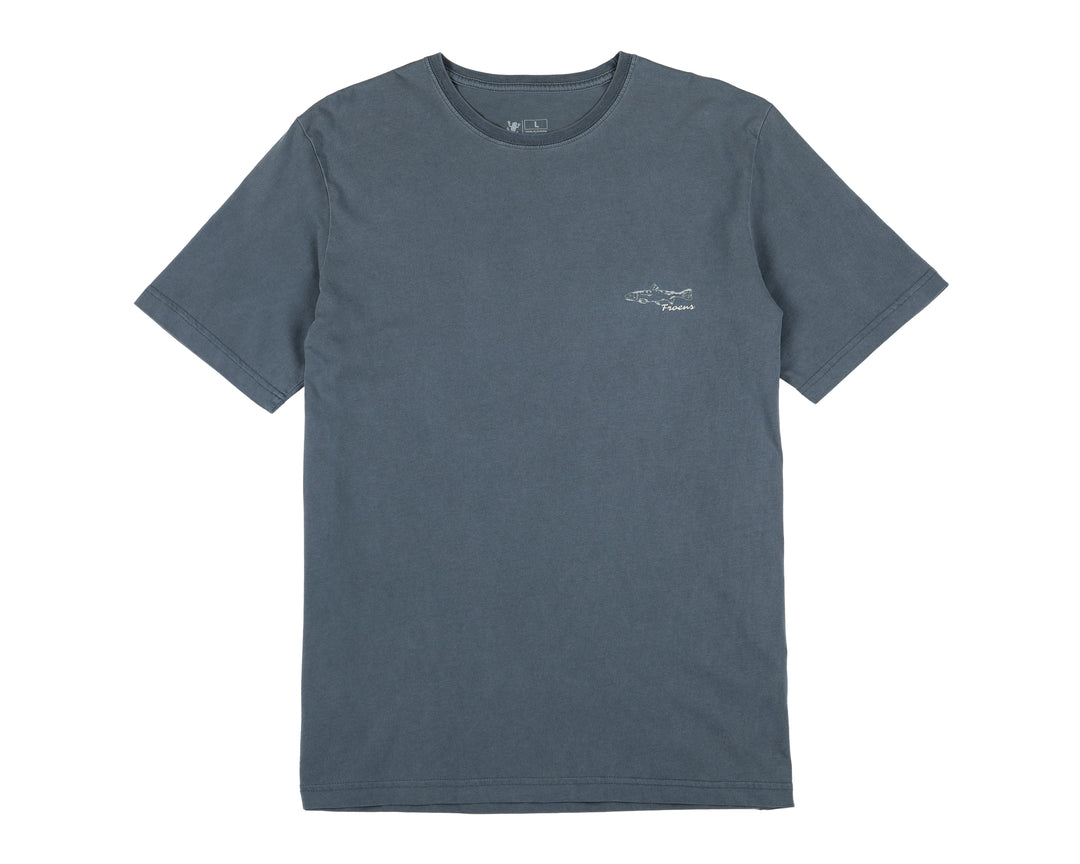 Polera  manga corta Pez azul