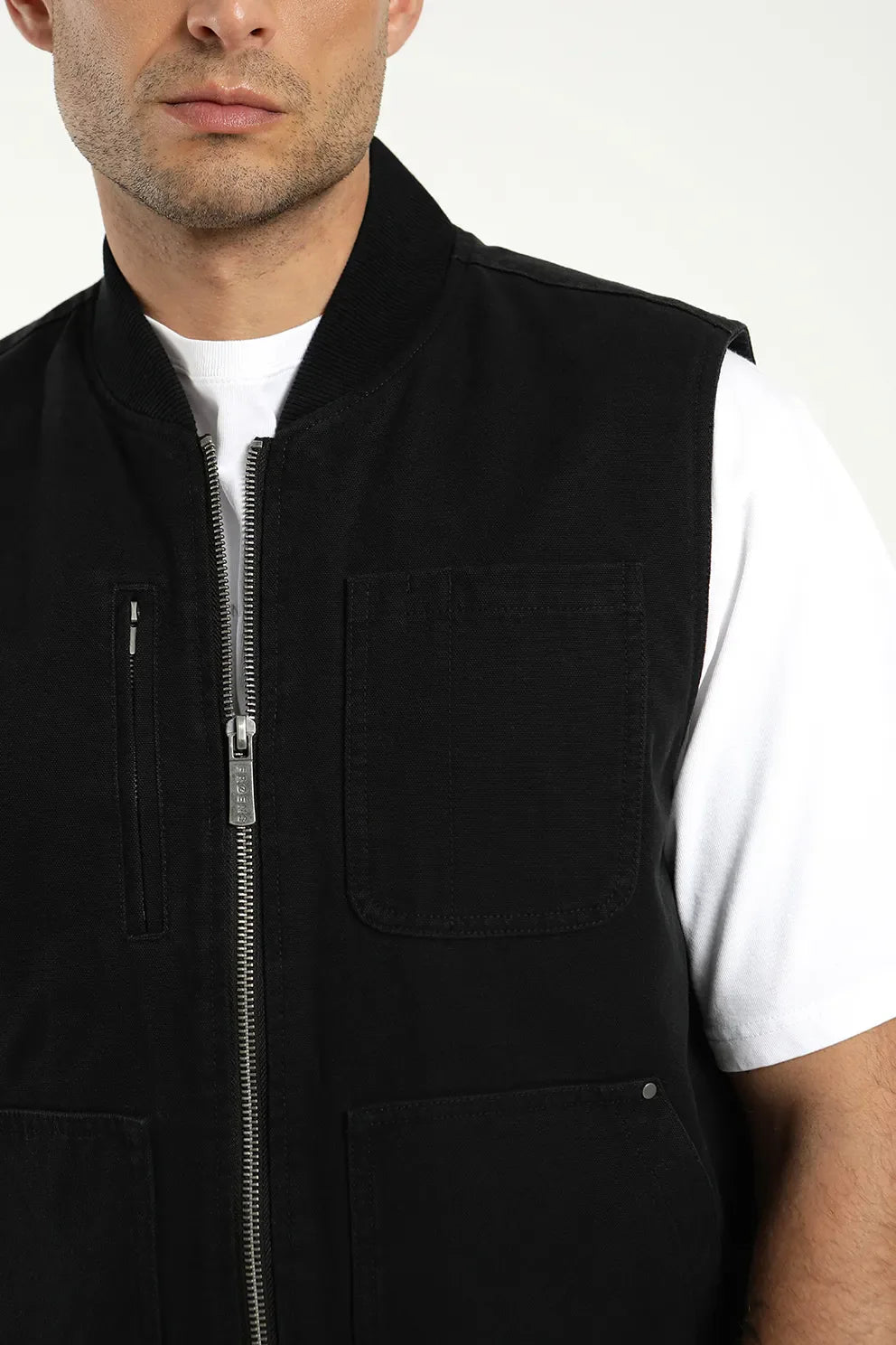 Chaqueta sin mangas Fresno negro