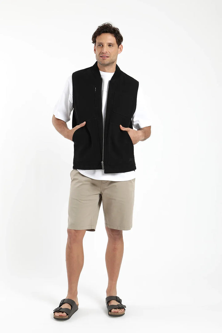Chaqueta sin mangas Fresno negro