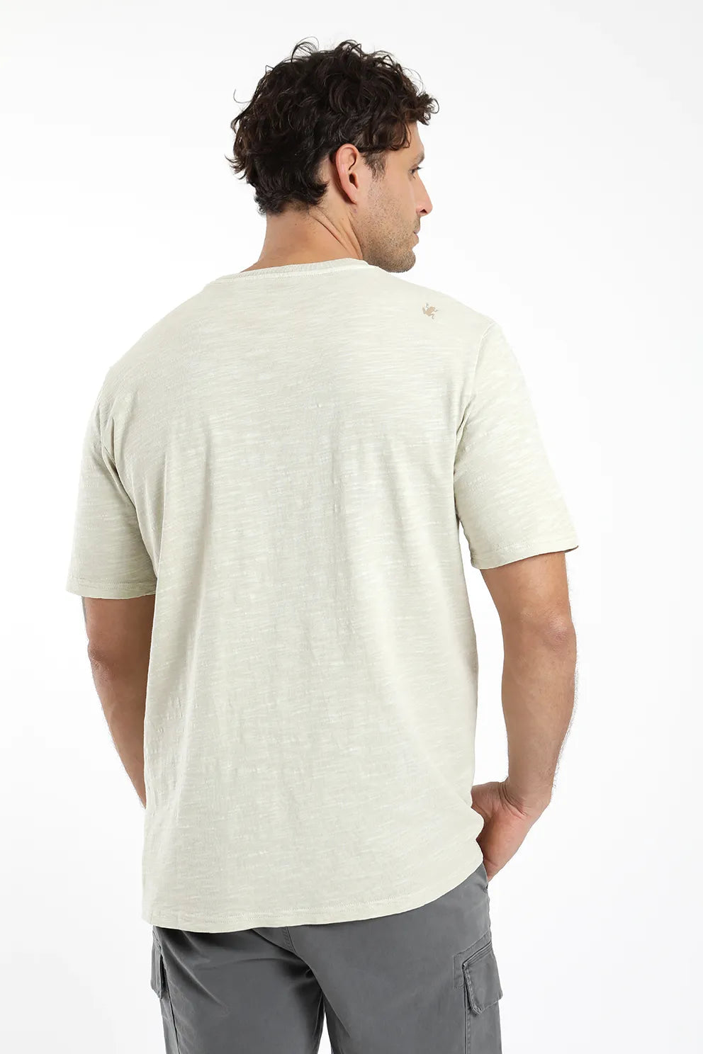 Polera manga corta Mao beige