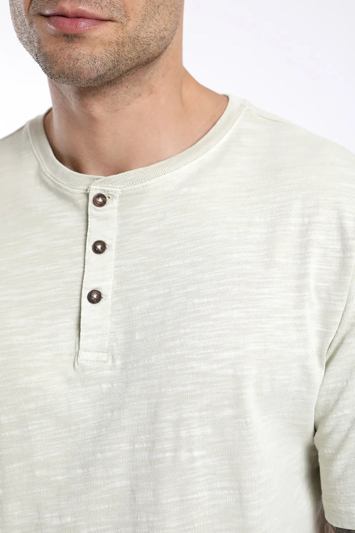 Polera manga corta Mao beige