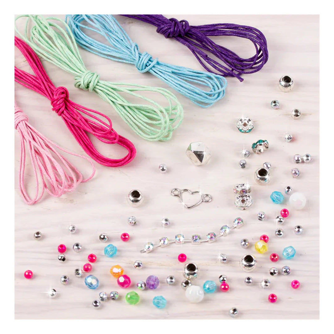 Set para hacer pulseras Bling Arcoiris