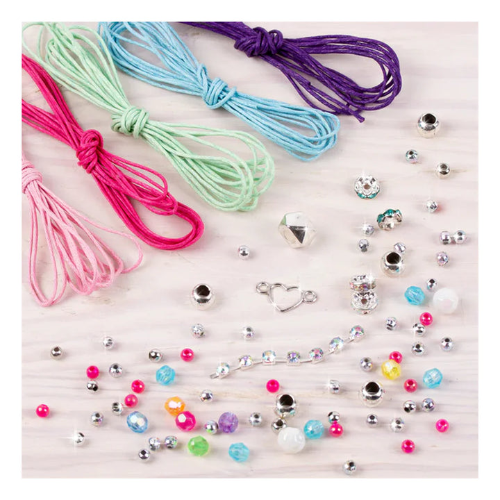 Set para hacer pulseras Bling Arcoiris