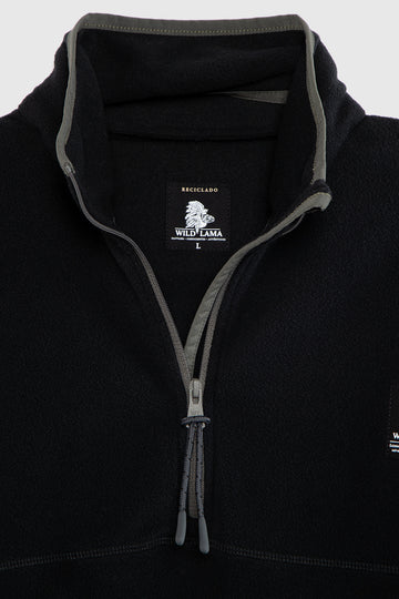 Polar Cautin Reciclado Negro Hombre