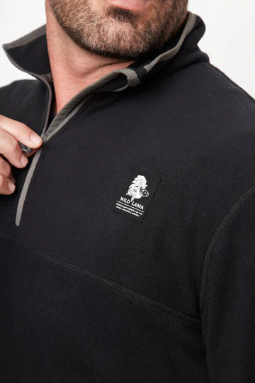 Polar Cautin Reciclado Negro Hombre