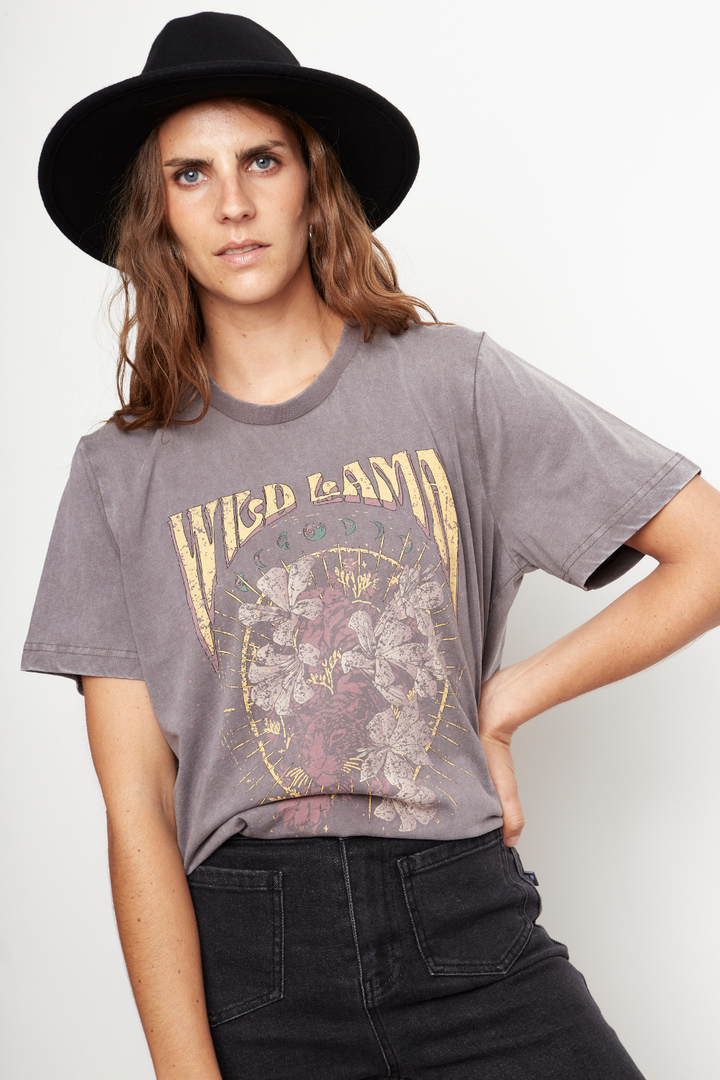 Polera Genovesa Organica Gris Mujer
