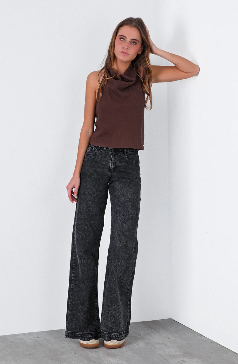 Top Halter Brown