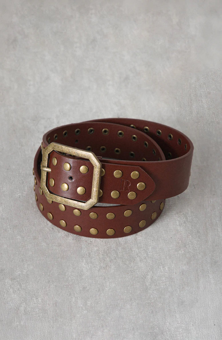 Cinturón Tachas Brown