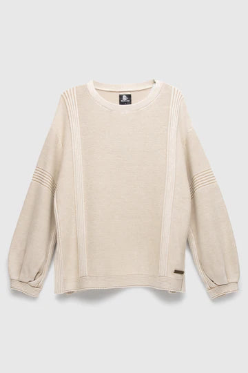 Sweater Viga Organico Beige Mujer