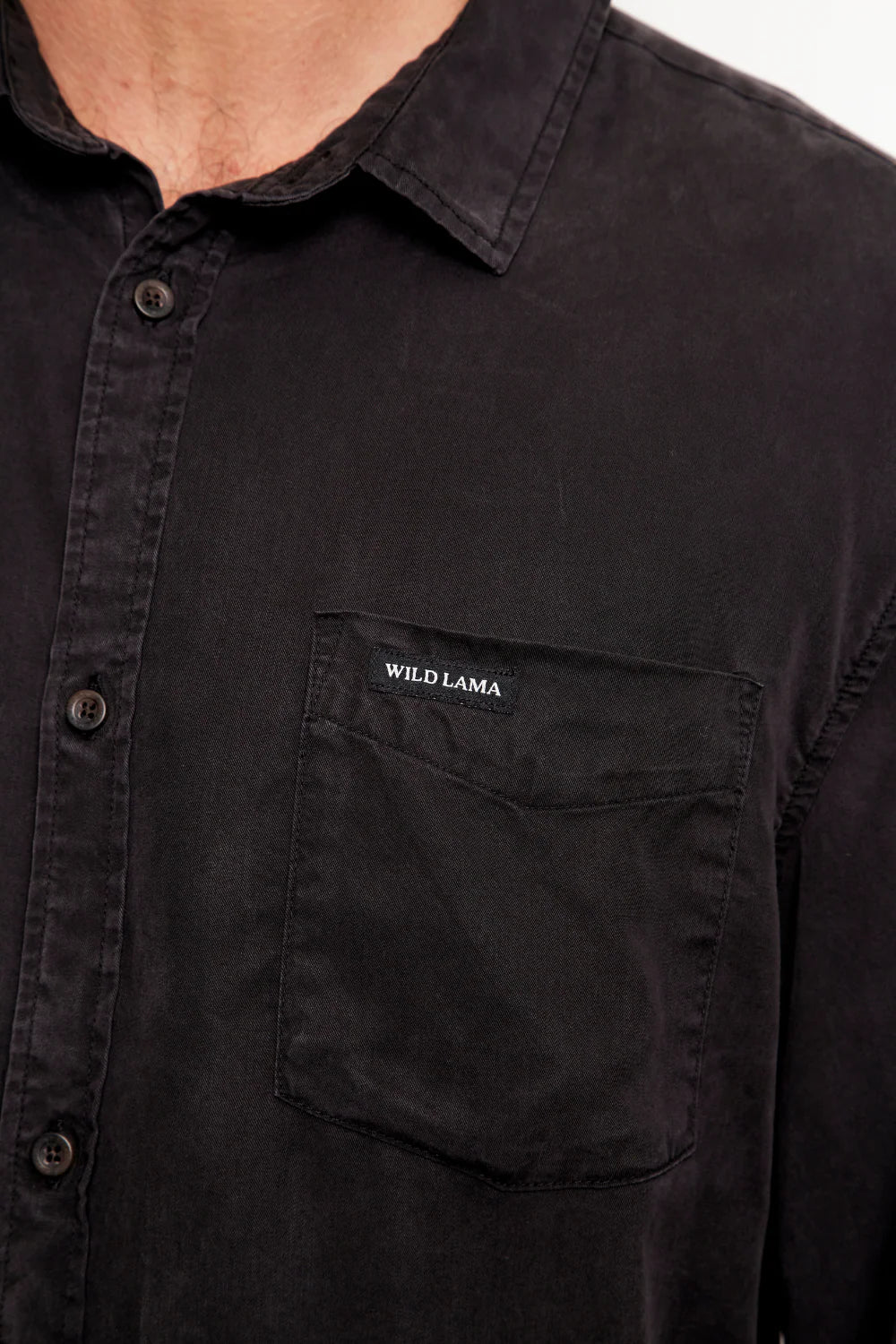 Camisa Jim Negra Hombre