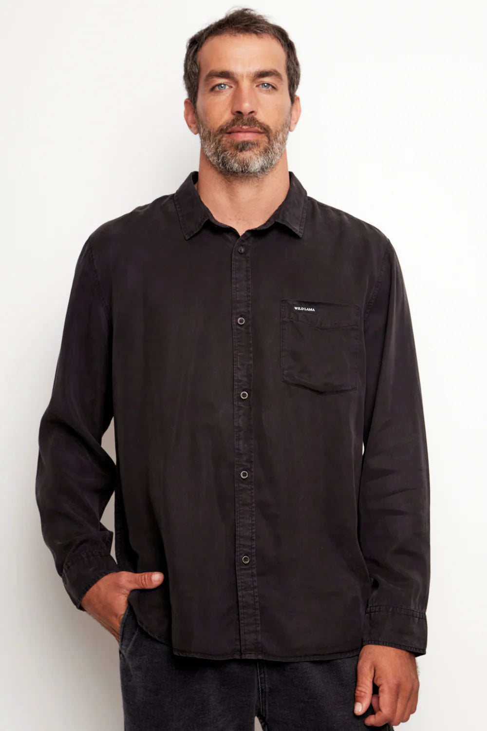 Camisa Jim Negra Hombre
