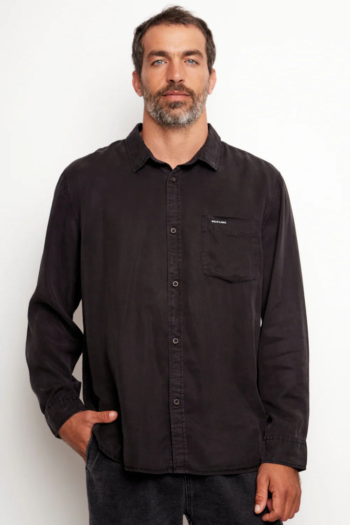 Camisa Jim Negra Hombre