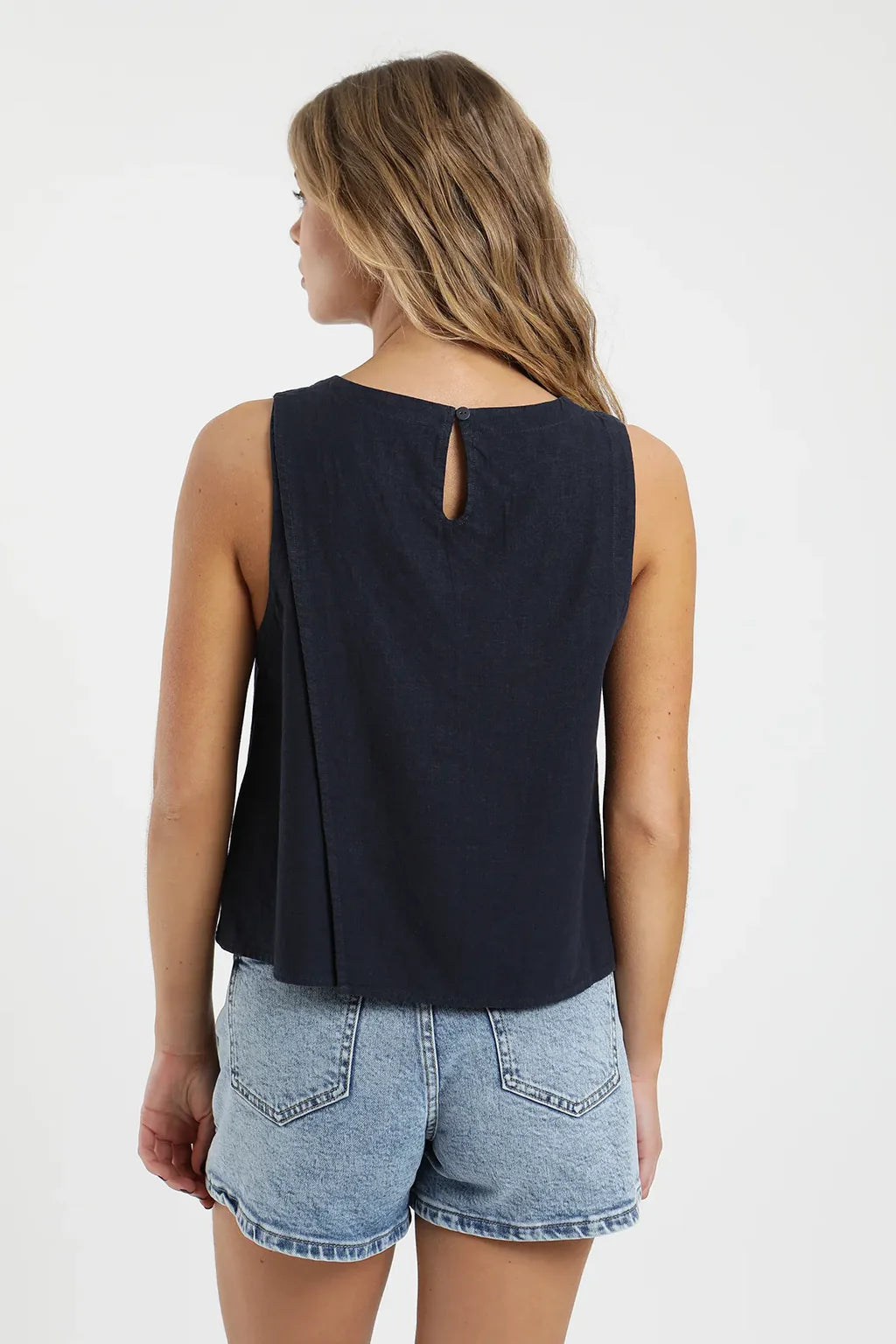Blusa Mujer Sin Mangas Caulle - Lino