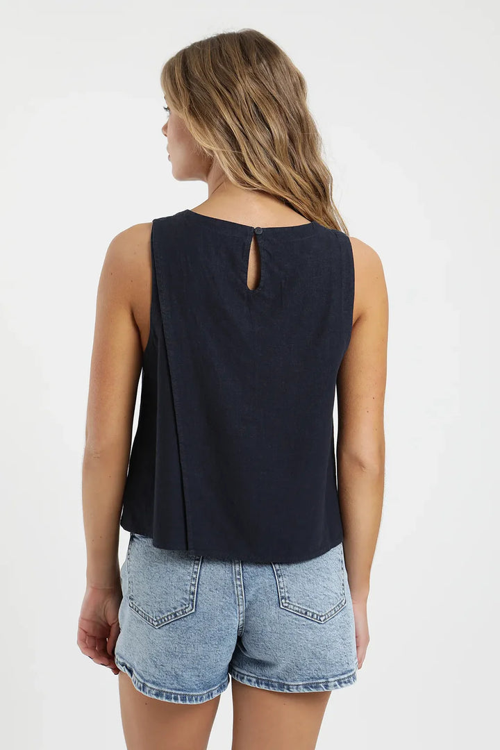 Blusa Mujer Sin Mangas Caulle - Lino