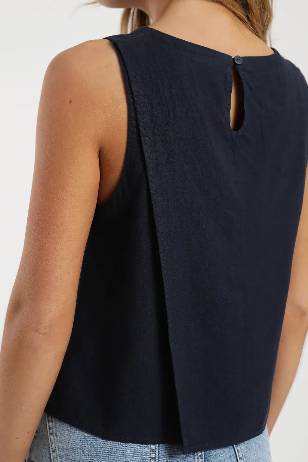 Blusa Mujer Sin Mangas Caulle - Lino