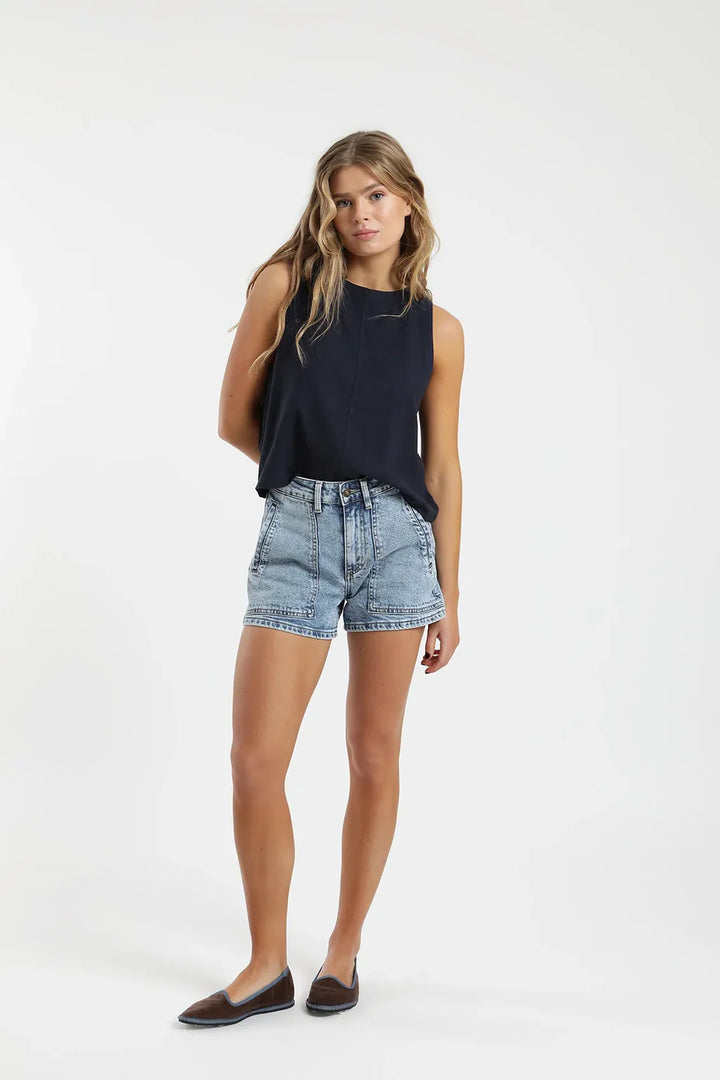 Blusa Mujer Sin Mangas Caulle - Lino