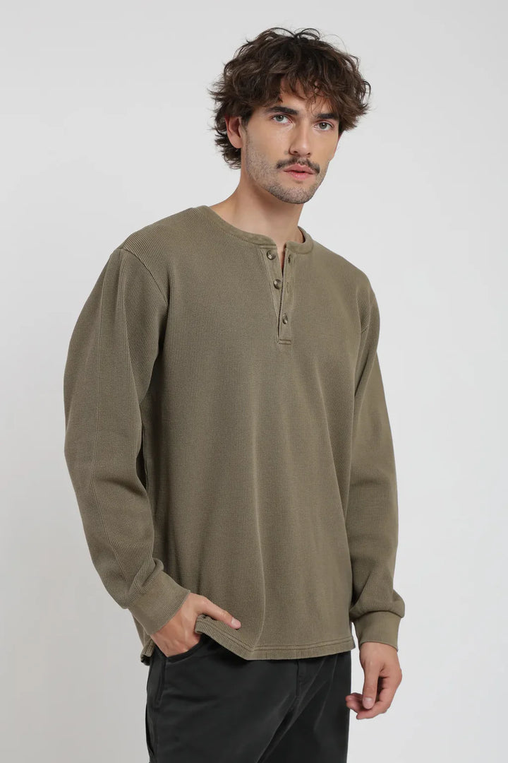 Polerón hombre Atlántico olivo