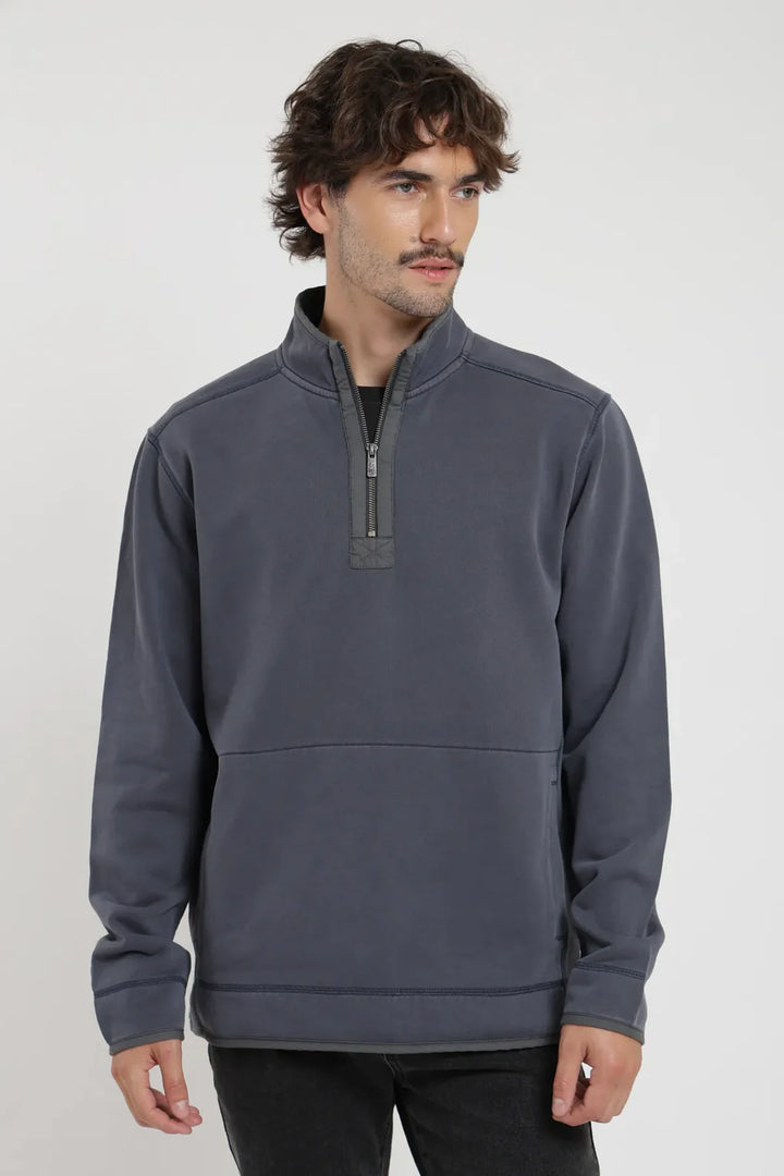 Polerón hombre Lotus azul