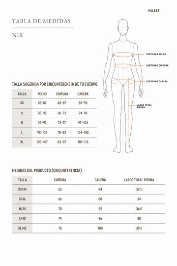 Short Nix Organico Denim Negro Mujer