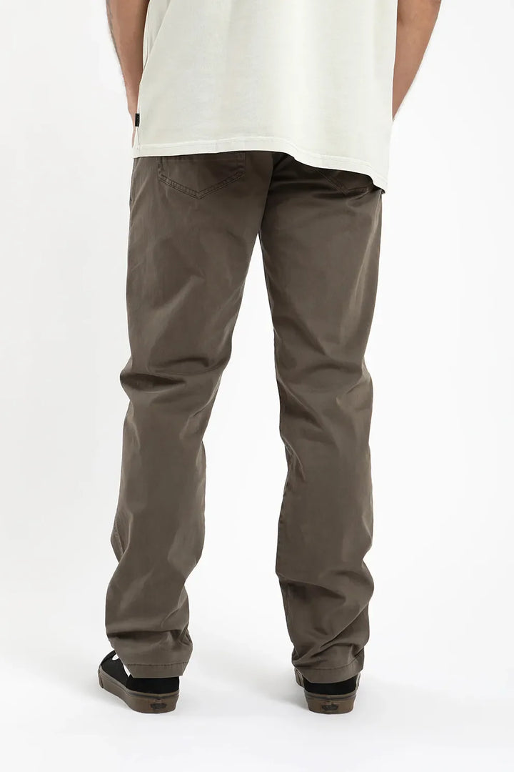Pantalón hombre Shaper café - Algodón orgánico