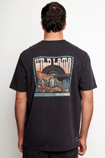 Polera Forest Organica Negra Hombre