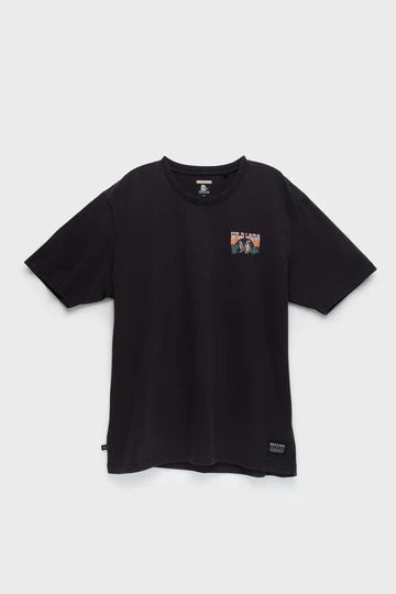 Polera Forest Organica Negra Hombre