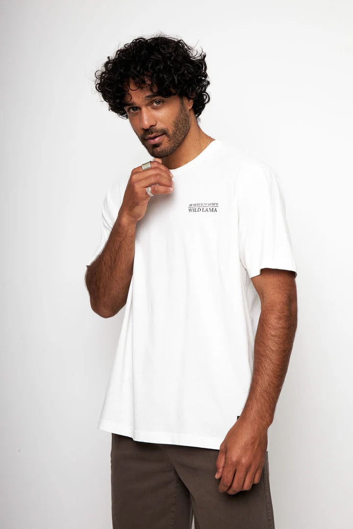 Polera Rolan Organica Blanca hombre