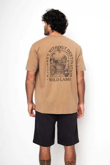 Polera Rolan Organica Mostaza hombre