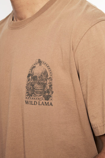 Polera Rolan Organica Mostaza hombre