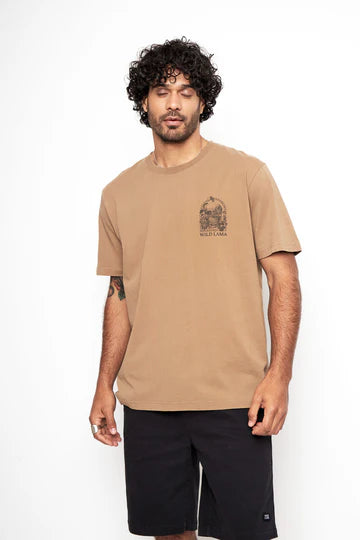 Polera Rolan Organica Mostaza hombre