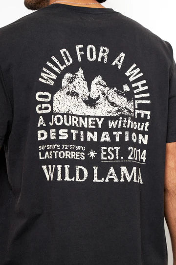Polera Rolan Organica Negra hombre