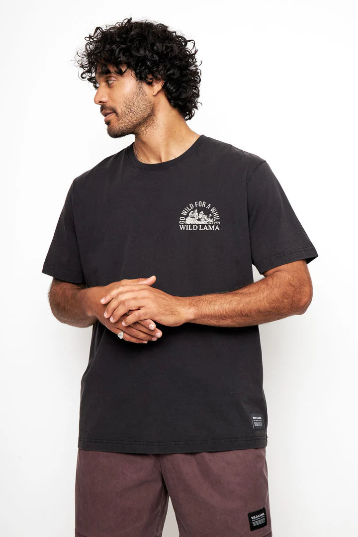 Polera Rolan Organica Negra hombre