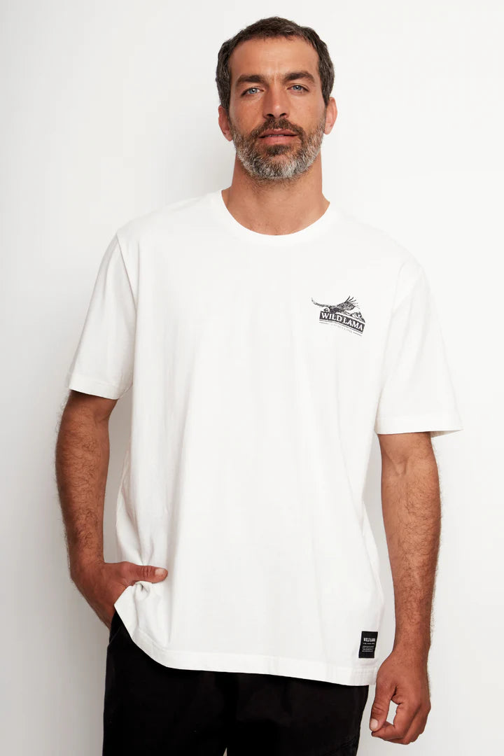 Polera Tori Organica Blanca Hombre
