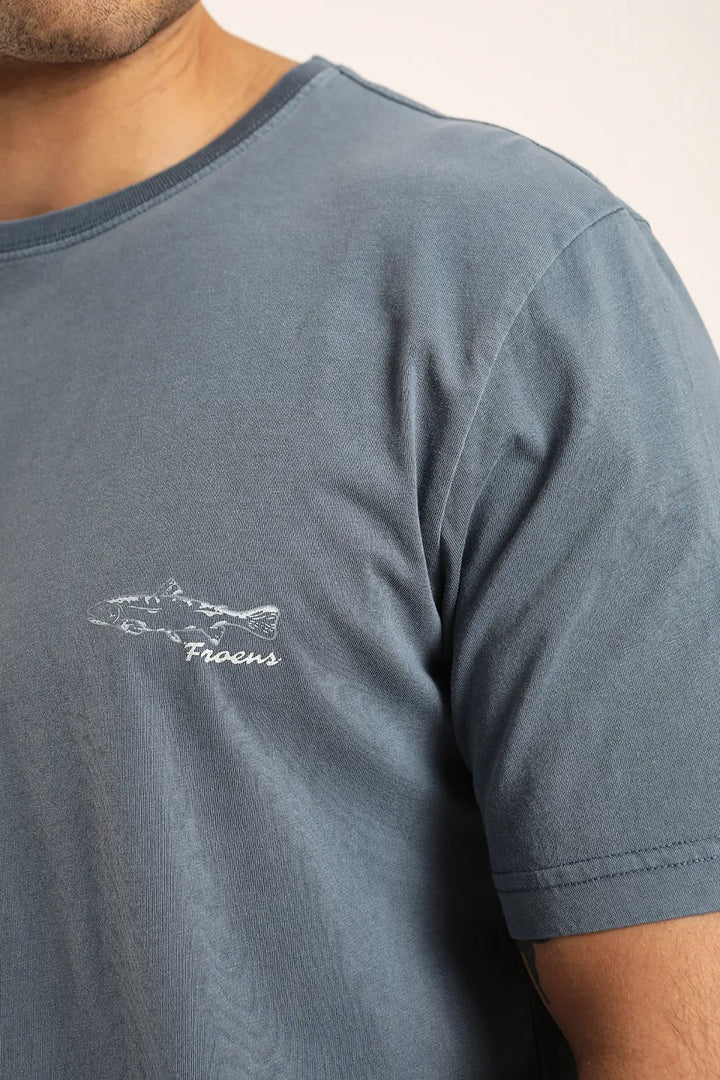 Polera  manga corta Pez azul