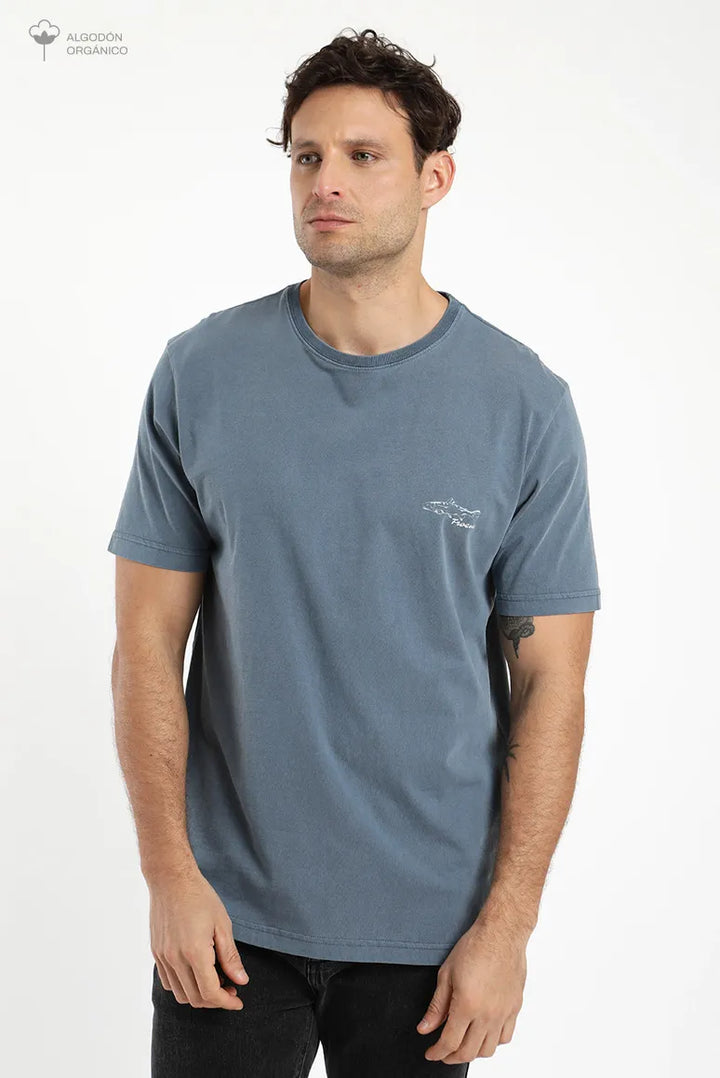 Polera  manga corta Pez azul