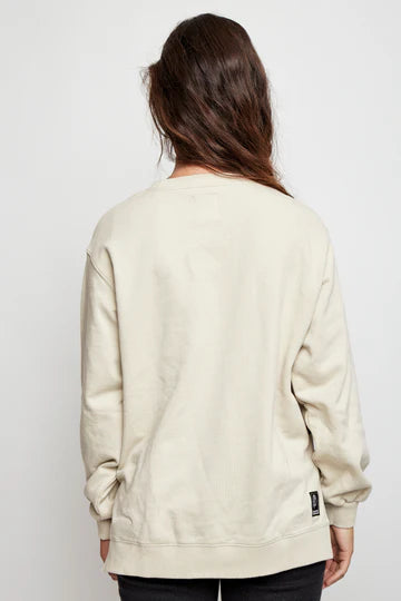 Poleron Riga Organico Beige Mujer