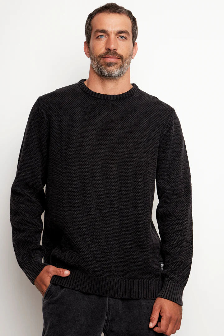 Sweater Rau Organico Negro Hombre