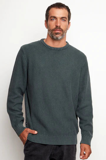 Sweater Rau Organico Verde Hombre