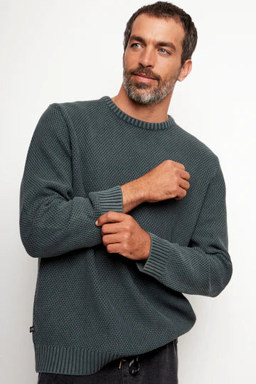 Sweater Rau Organico Verde Hombre