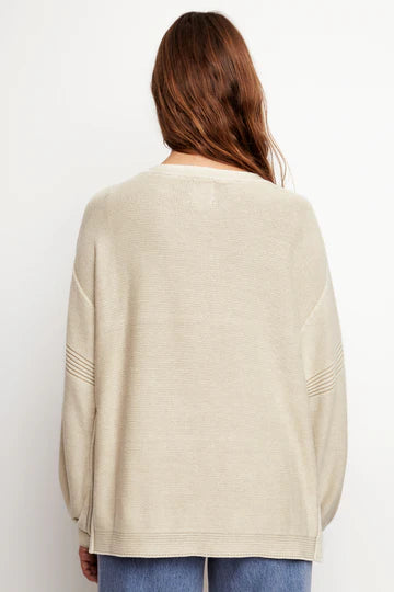 Sweater Viga Organico Beige Mujer