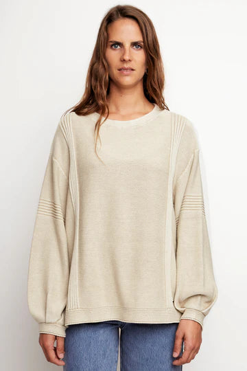 Sweater Viga Organico Beige Mujer
